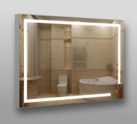 Зеркало 60х80 см с LED подсветкой 6000К с сенсорным выкл. КЗСК